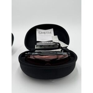 Smith Ruckus Shield Sunglasses Matte Black Mirrored Interchangeable Lenses New